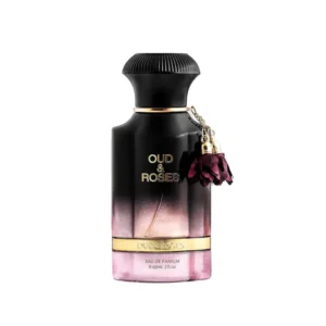 Ahmed Al Maghribi Oud & Roses Extrait de Parfum – 60ML | Floral Oud Fragrance