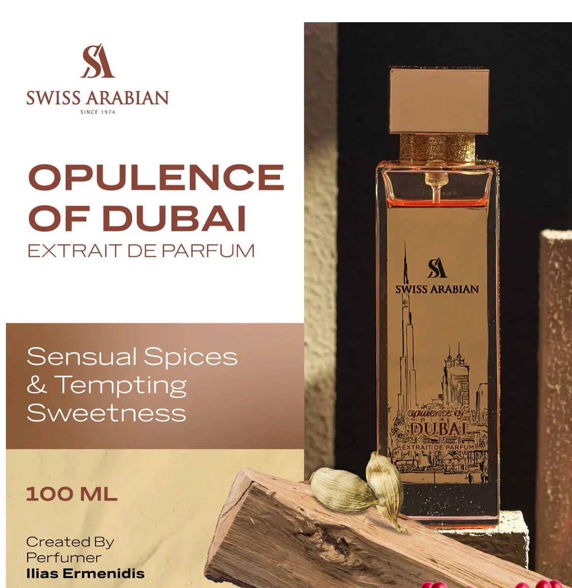 Opulence of Dubai by Swiss Arabian - Unisex 100ml - Image 3