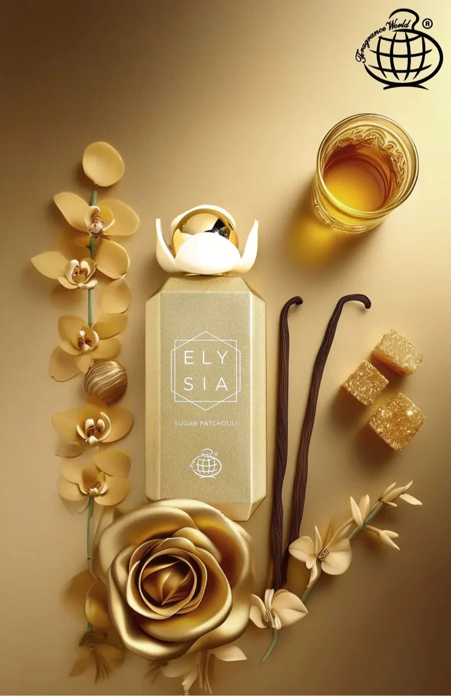 ELYSIA Sugar Patchouli by Fragrance World - 100ml - Image 3