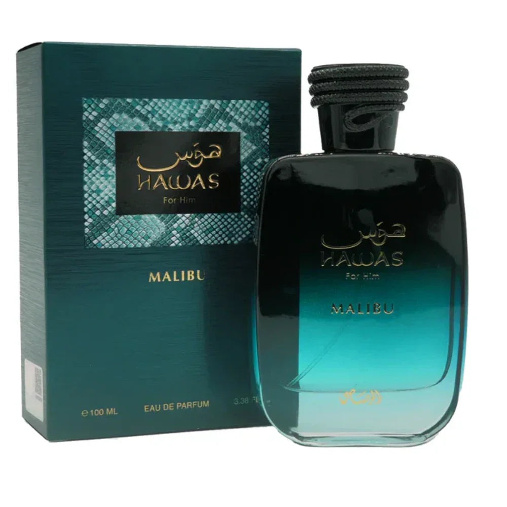 Hawas Malibu By Rasasi - 100ml Eau De Parfum - Image 2